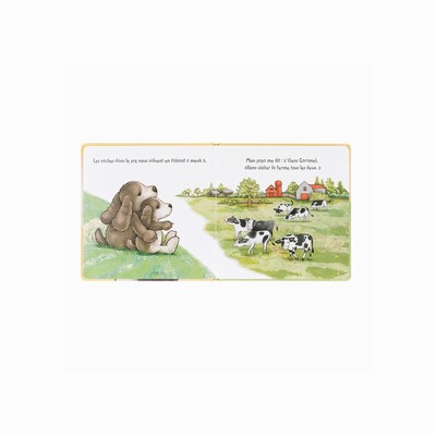 Jellycat Caramel Le Toutou Timide Et Son Papa Livre Books UK | 79513PZFE